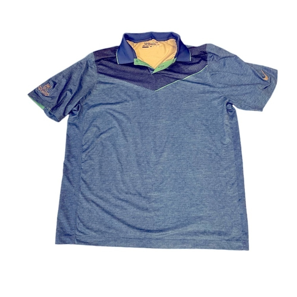 Nike Men’s golf  Tour Performance DriFit Polo size Medium Blue